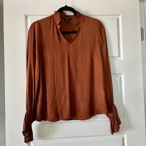 RW&CO Flounce Sleeve Blouse